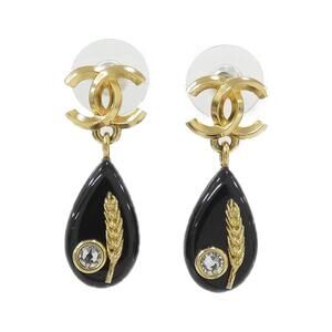 CHANEL Black Earrings